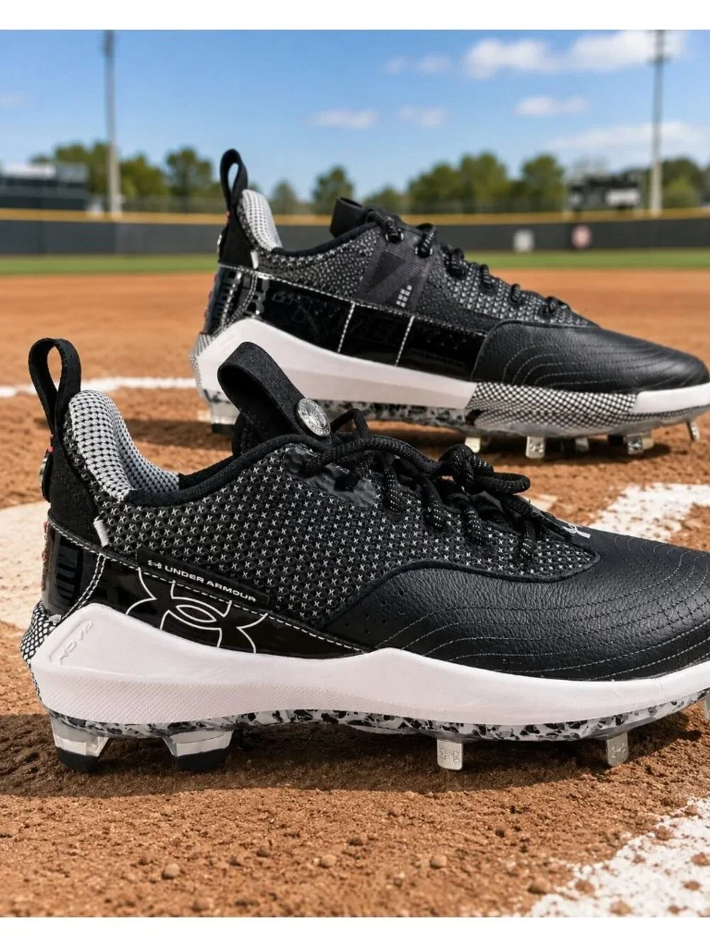 Under Armour Harper 7 Low ST Baseball Cleats Black Men’s Size 13 3025582‑001 NEW